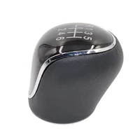56 speed car pu leather gear shift knob shift lever for ford mondeo iv s max c max transit focus mk3 mk4 kuga