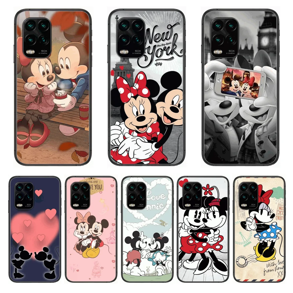 Чехол для телефона disney с Микки Маусом xiaomi Redmi Note 9S 8 7 6 5 A Pro T Черный Аниме