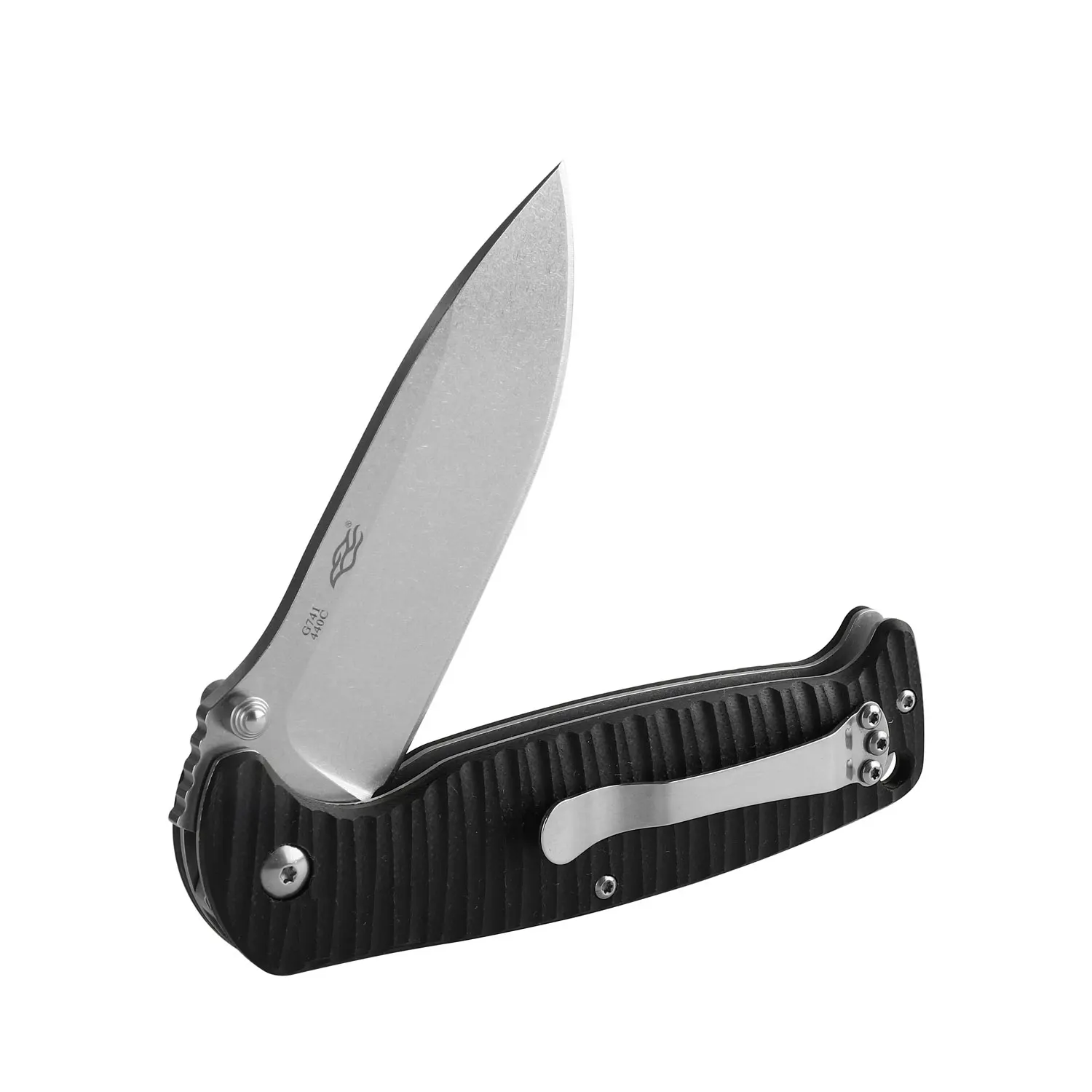 Складной нож Ganzo G7412P Firebird 58 60HRC клинок 440C рукоятка G10 уличный карманный инструмент