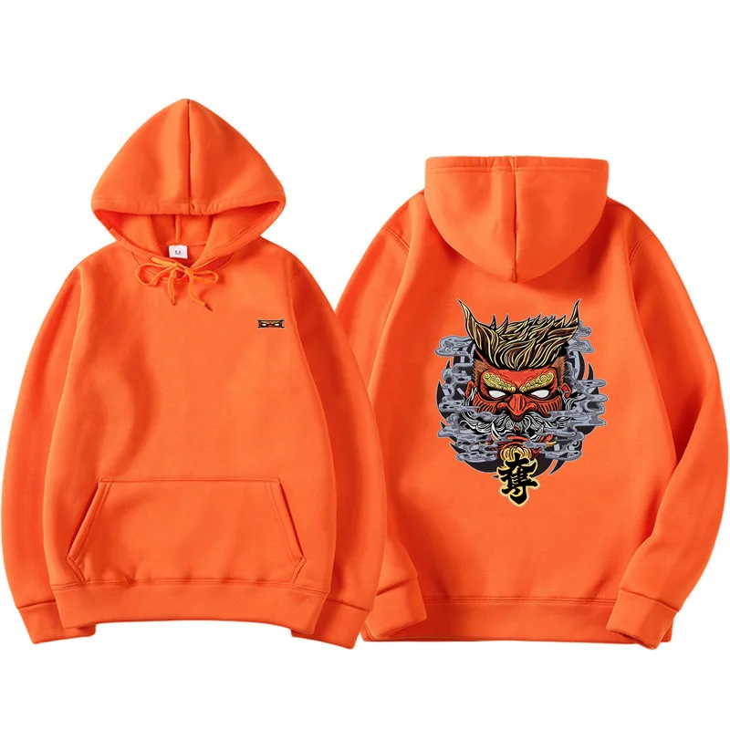 Прямая доставка японский принт пуловер толстовки мужские 2019 Зима хип хоп