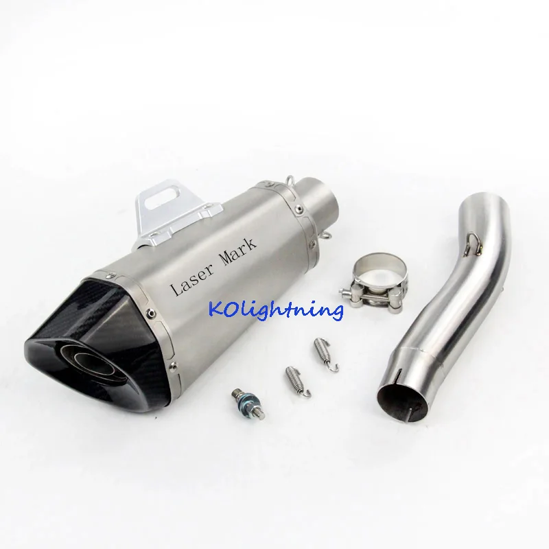 

Motorcycle Exhaust Full System Pipe Middle Connect Pipe Slip on Whole Set Muffler for Suzuki GSXR600 GSXR750