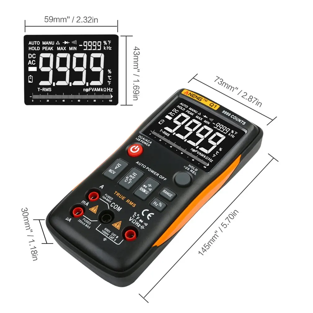 

Portable Tools Convenient Q1 Digital Multimeter High-end Multi-function Practical Digital Multimeter Without Battery