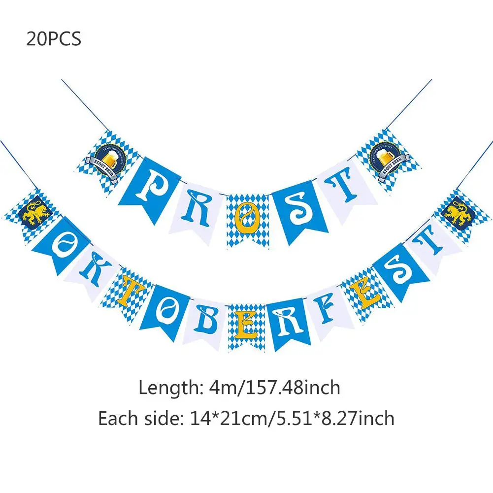 Украшение для Октоберфеста флаг вечевечерние подвесное украшение гирлянда