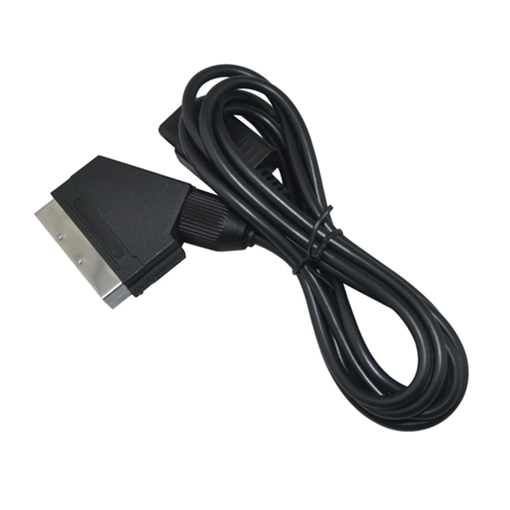 1 8 м ПВХ RGB Scart видео AV кабель Шнур для PAL Nintendo N64 NGC|scart rgb|scart av cablergb scart cable |