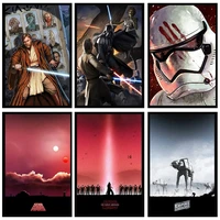 prints star wars posters home decoration canvas the force awakens painting wall artwork modern bedroom cuadros modular pictures