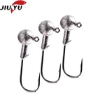 JIUYU 10 шт.лот с открытой свинцовой джиг-головкой 1 г-Искусственная свинцовая головка крючок джиг приманки рыболовные крючки джиг Luya рыболовные аксессуары для карпа