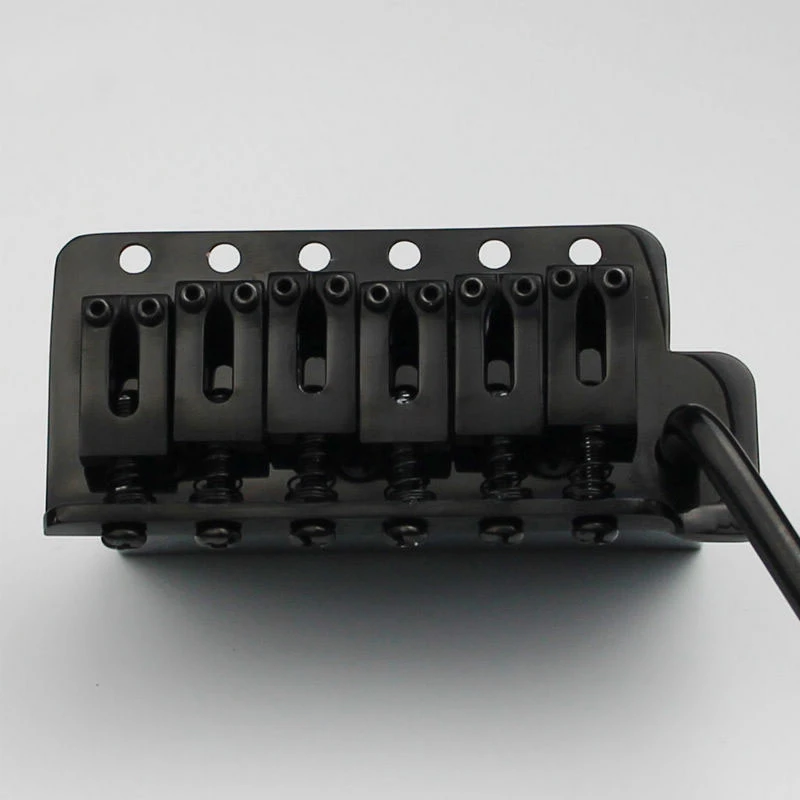 

Electric guitar brigde zinc saddle string spacing 10.8MM BS106 Black