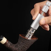 new 1pcs stainless steel reamer tool 6 blade tobacco pipe carbon scraper reamer smoking pipe accessories