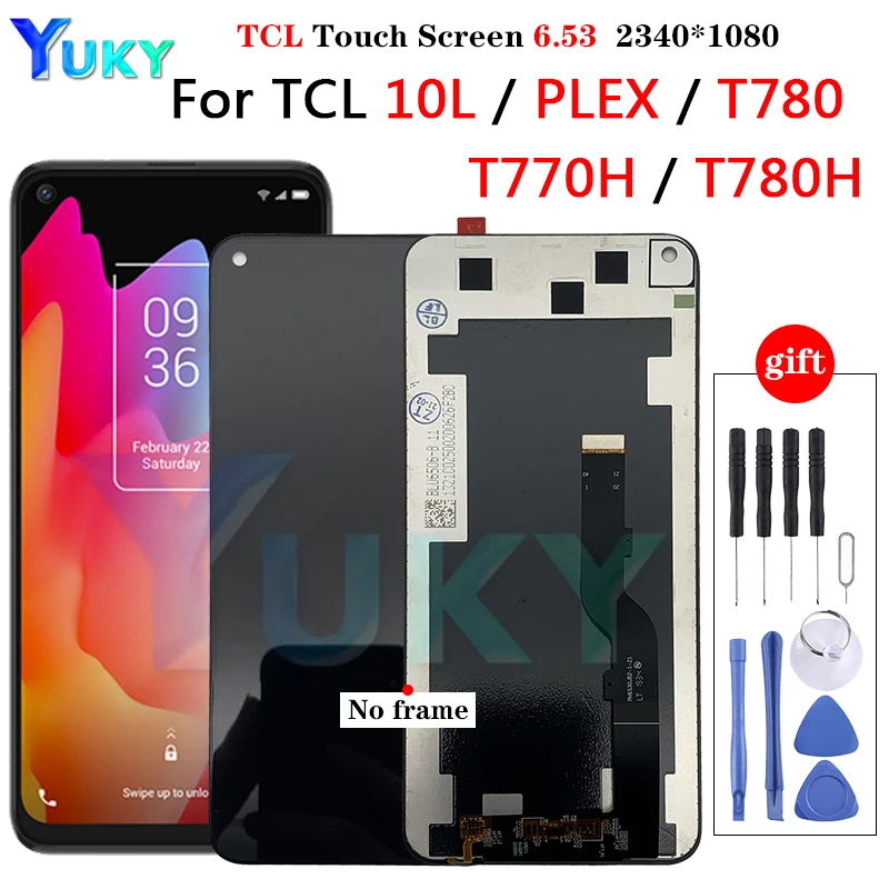 Оригинальный ЖК дисплей для TCL PLEX T780H с сенсорным экраном дигитайзер в сборе 10L 10