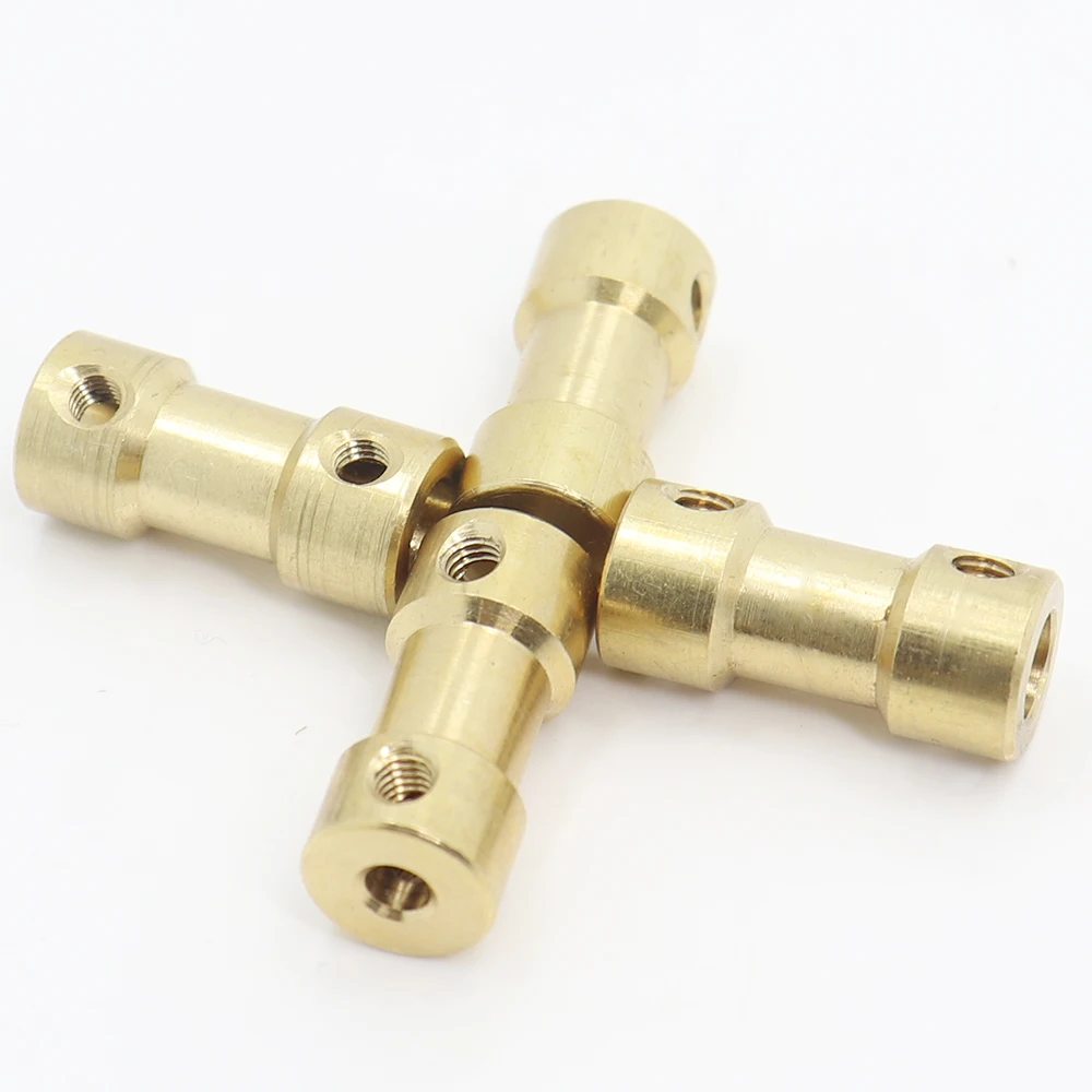 4 шт. моторный вал Соединительная муфта разъем трубчатый переходник латунь