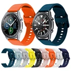 Для Samsung Galaxy Watch 3 45 мм 41 мм спортивный силиконовый ремешок для Galaxy watch3 Active 2 сменный ремешок для часов браслет ремешок для часов
