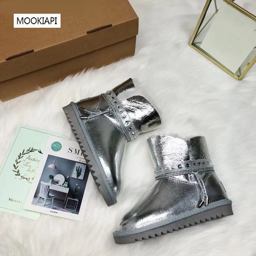 В 2019 году австралийские высококачественные детские зимние ботинки настоящая