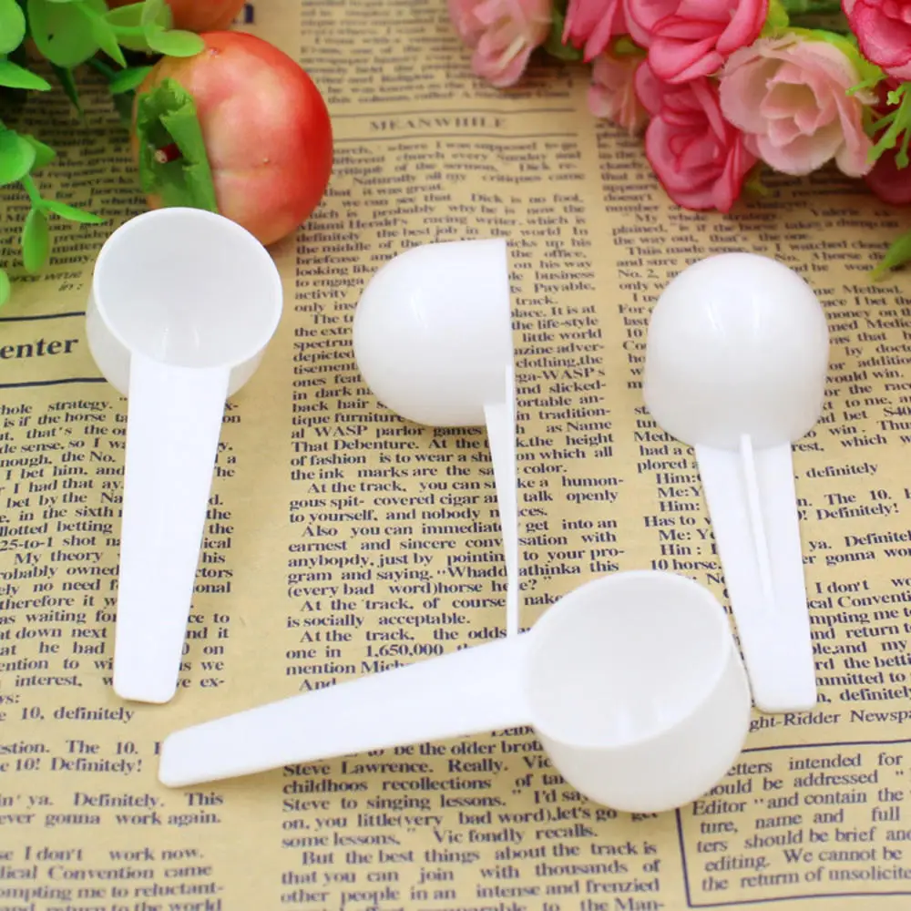 10Pcs 10ml 5g Food Grade Reusable Plastic Measuring Spoon Coffee Teaspoon Milk Powder Multifunctional Kitchen Spoons | Дом и сад