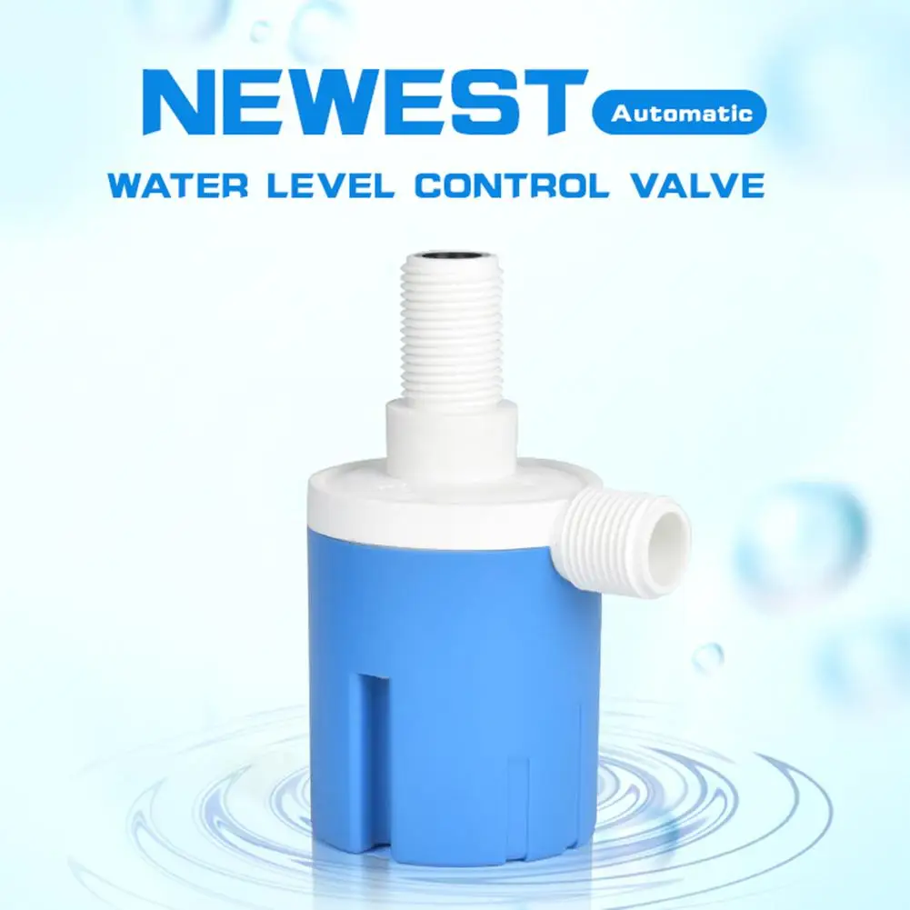 

1/2" Automatic Water Level Control Valve Side-Entry Embedded Float Valve for Swimming Pool Fish Tank Water Storage Tank