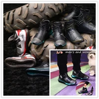 16 terndy shoe sk001 kings black sport shoes model for 12 malefemale soldier figure bodys jiaou dolls diy toys