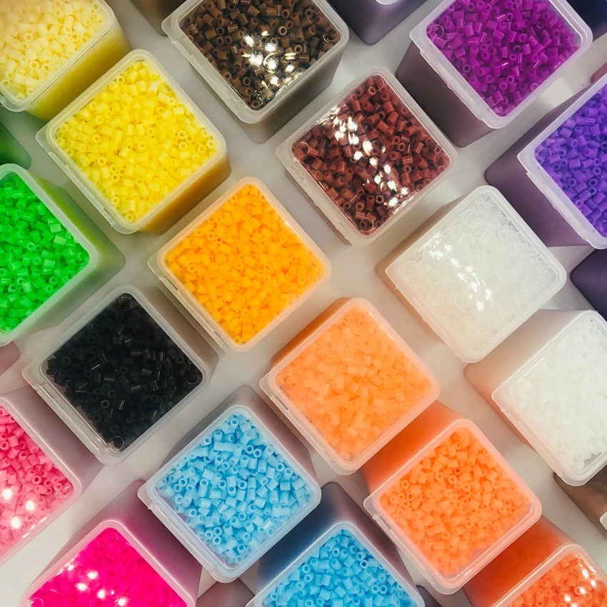 DOLLRYGA 2000 шт./кор. 2 6 мм бисер мини-Хама малыш perler knutselen kinderen игрушка доступны