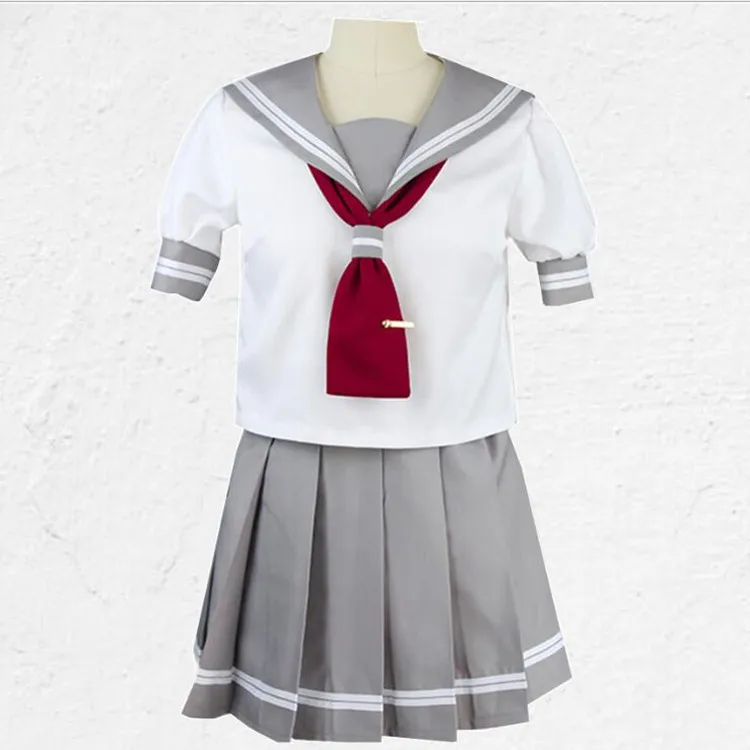 Аниме Love Live Sunshine Косплей Aqours Takami Chika косплей костюм Сейлор Костюмы Школьная