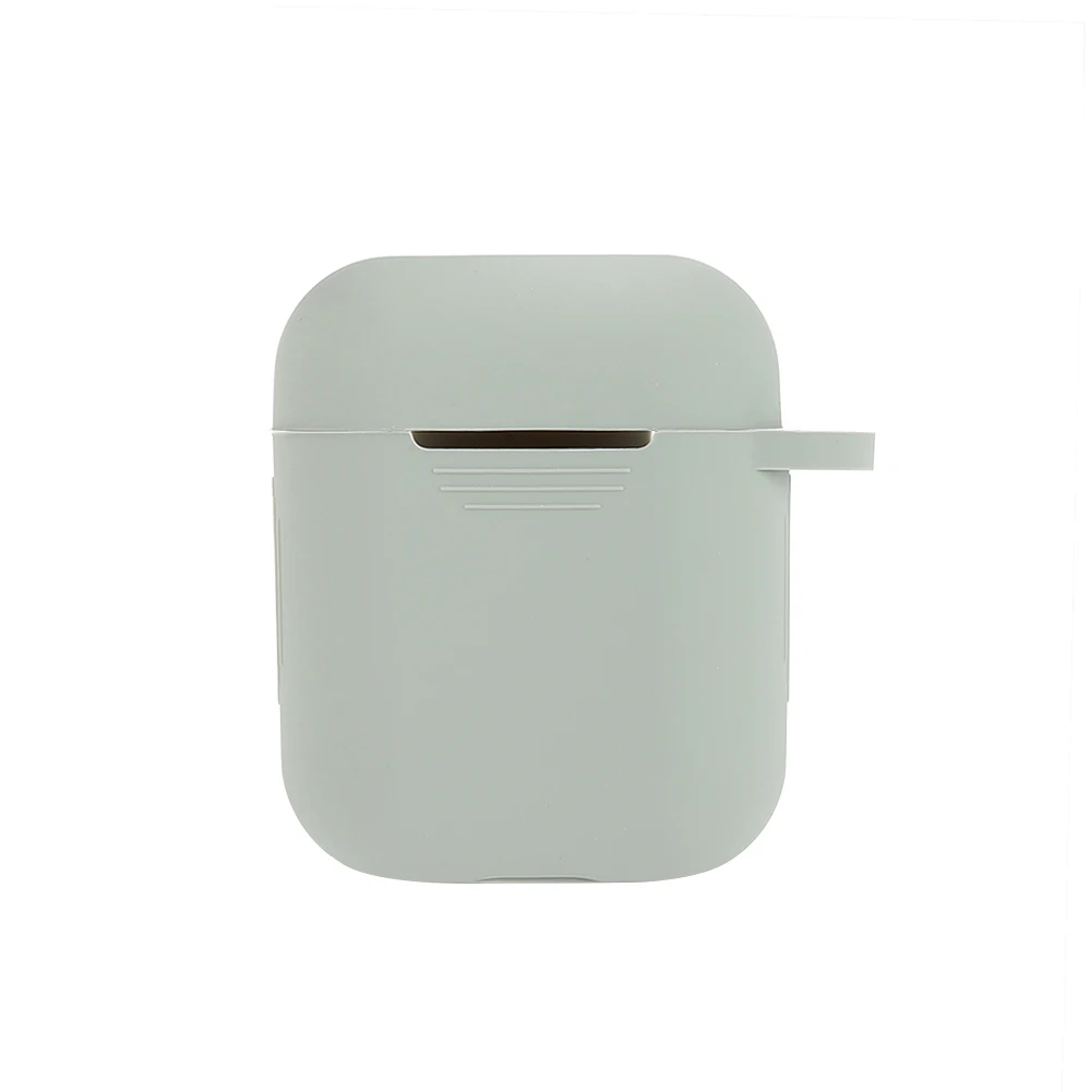 Серый Чехол для наушников для Apple AirPods, чехол, настоящие беспроводные Bluetooth наушники для Air Pods, защитный чехол, аксессуары для AirPod - Цвет: Серый