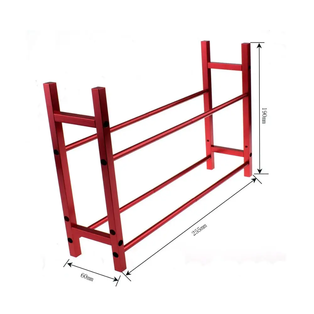 Алюминиевые RC Легковые шины стеллаж для хранения колеса полка 1/10 Масштаб