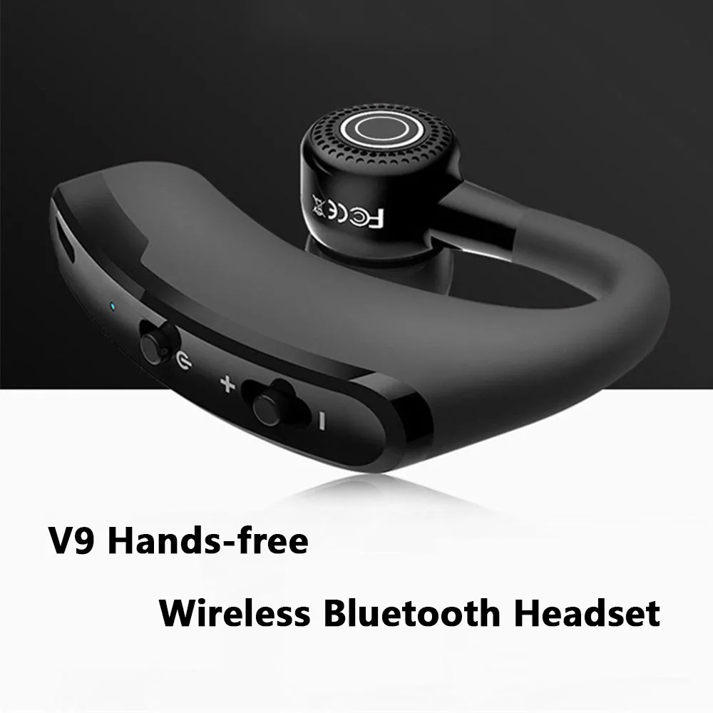 Headphones V9 Hands-free Wireless Bluetooth Headset Noise Control For IOS Android Xiaomi Huawei iphone Driver Movement | Электроника
