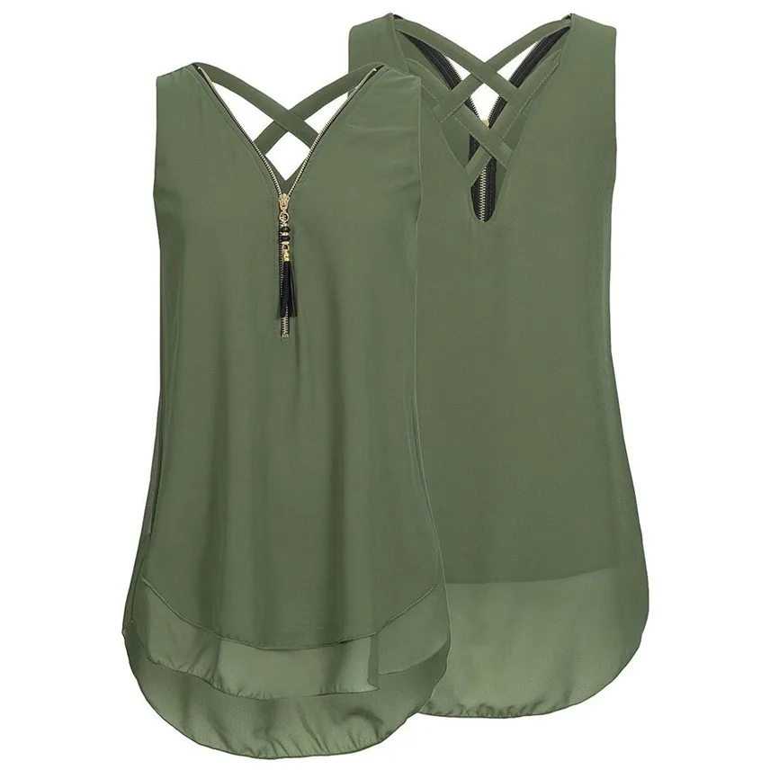 Женский топ без рукавов рубашки для женщин женский свободный на бретелях с