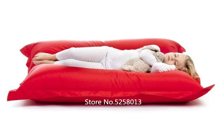 4 футов Jaxx Pillowsak Jr. На открытом воздухе младшей мешок фасоли, дети погремушка диванную подушку-водонепроницаемый, пыленепроницаемый, Цвет водоотталкивающей пропиткой