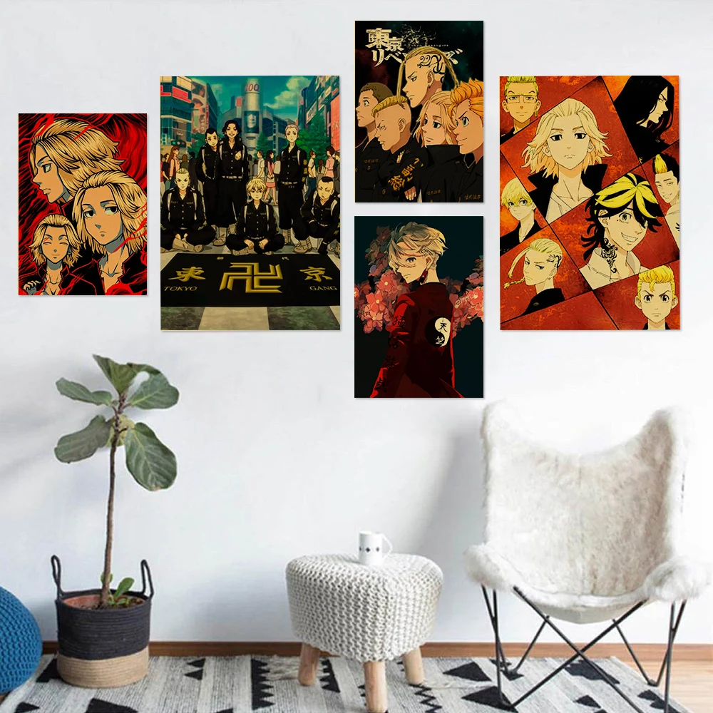 Картины на холсте из аниме Токийский призрак манджиро Кен плакаты и принты