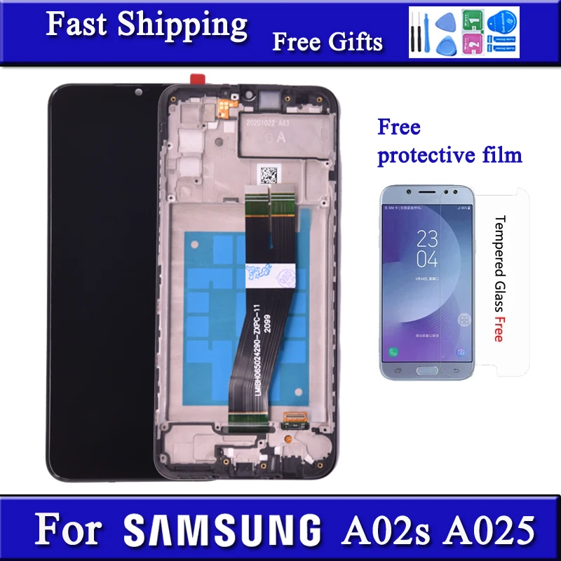 Оригинальный дисплей для Samsung Galaxy A02s A025 LCD A025M A025F A025G сенсорный экран дигитайзер