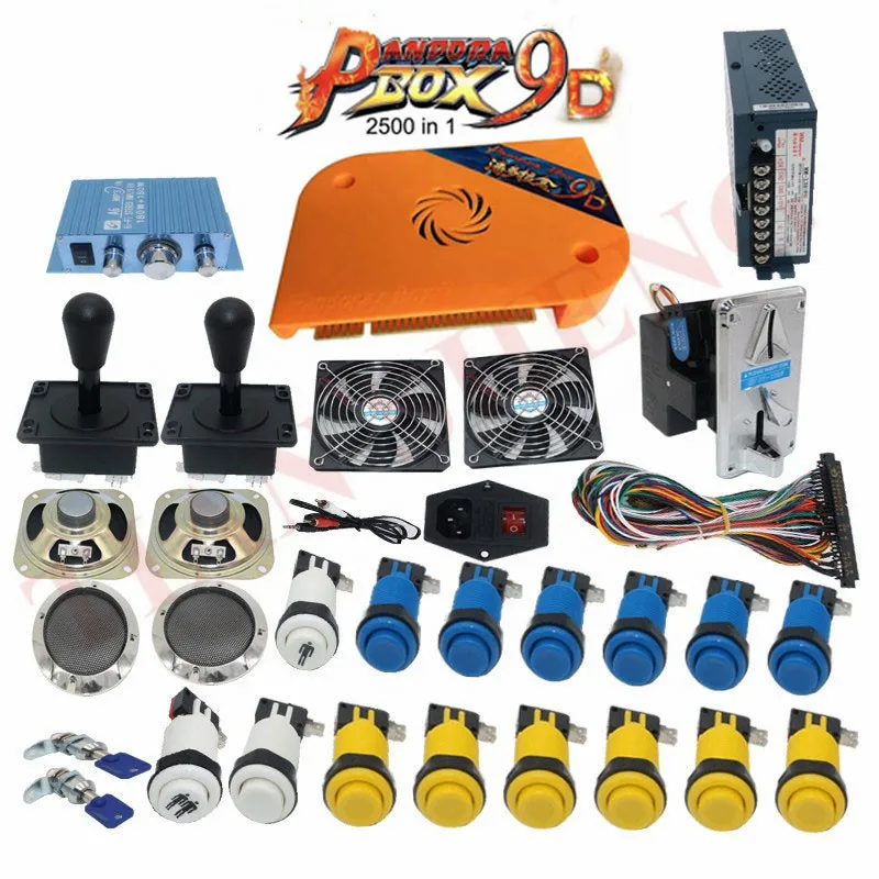 

2 Player 2226 IN 1 jamma arcade kit arcade machine complete set parts kit arcade buttons kit for pandora box 9D