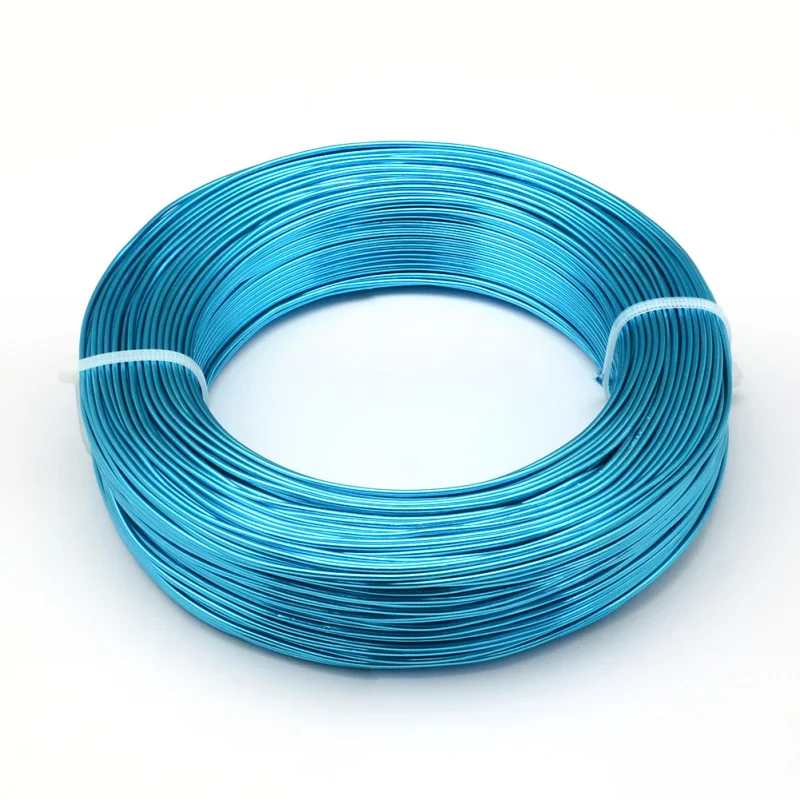 Алюминиевая проволока 1 мм 2 мм 3 мм 1,5 мм Ювелирные изделия для браслетов Изготовление ювелирных ожерелий DIY 500 г/рулон
