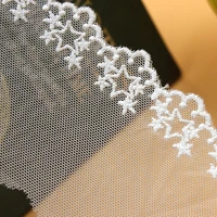 cotton wire mesh embroidery lace trim wavy edge diy handmade accessories childrens clothing lace vqx143118