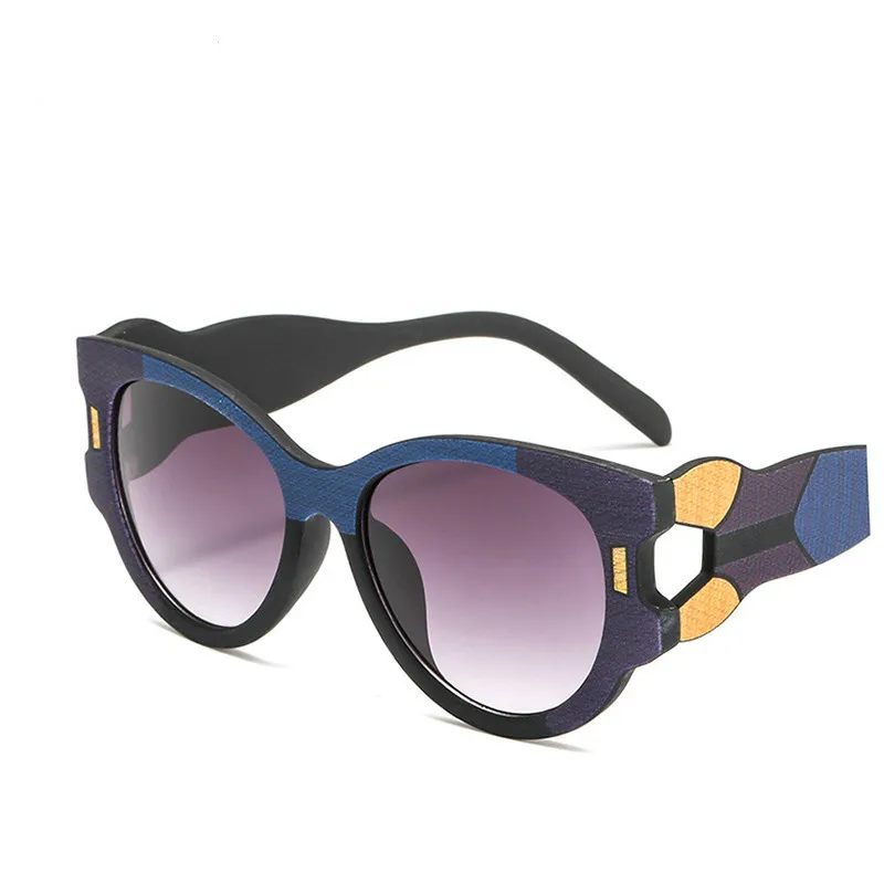

Женские Модные солнцезащитные очки кошачий глаз 2020, новые роскошные брендовые дизайнерские солнцезащитные очки с хроматической оправой, м...