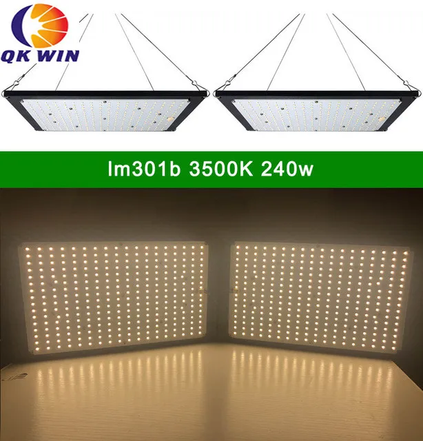3500K 240 Вт samsung Quantum Board LM301B QB288 AC 110 В/220 В Meanwell драйвер DIY полный спектр внутренний светодиодный светильник для выращивания овощей и цветов - Испускаемый цвет: 3500K