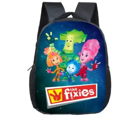 

Funny Russian Cartoon Backpack Boys Girls Unisex Large Capacity Teenagers School Bags Kids Small Shoulder Bag Kindergarten