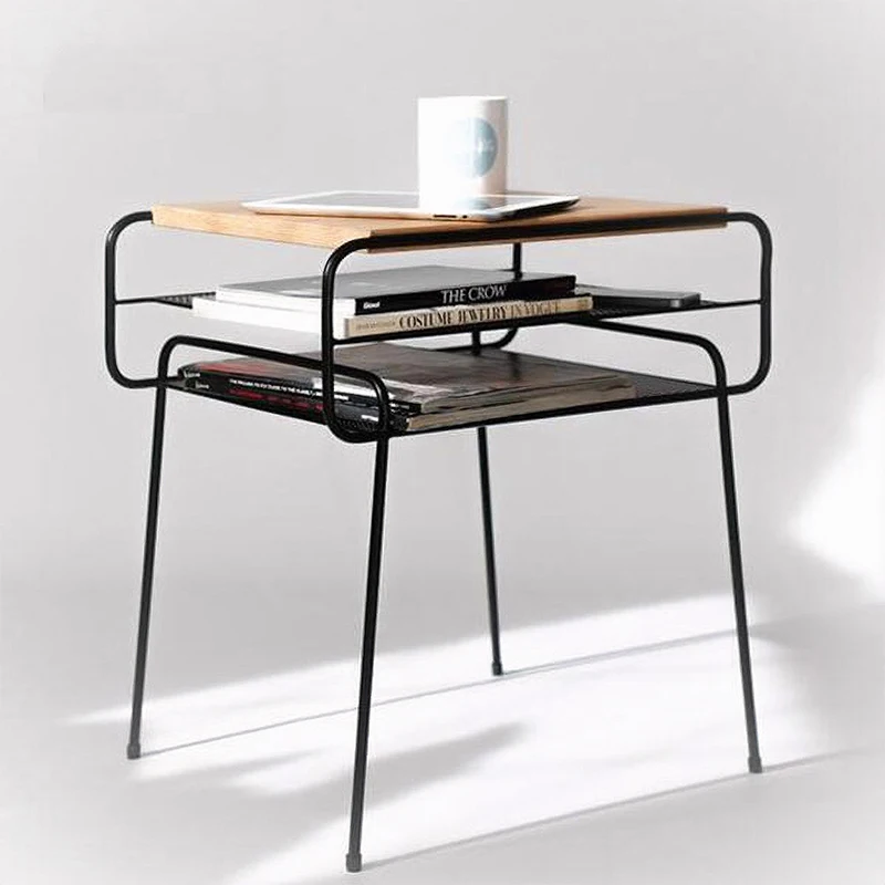 

Роскошный Железный прикроватный столик GY светильник, стеллаж для хранения из массива дерева в скандинавском стиле для спальни, простой сов...