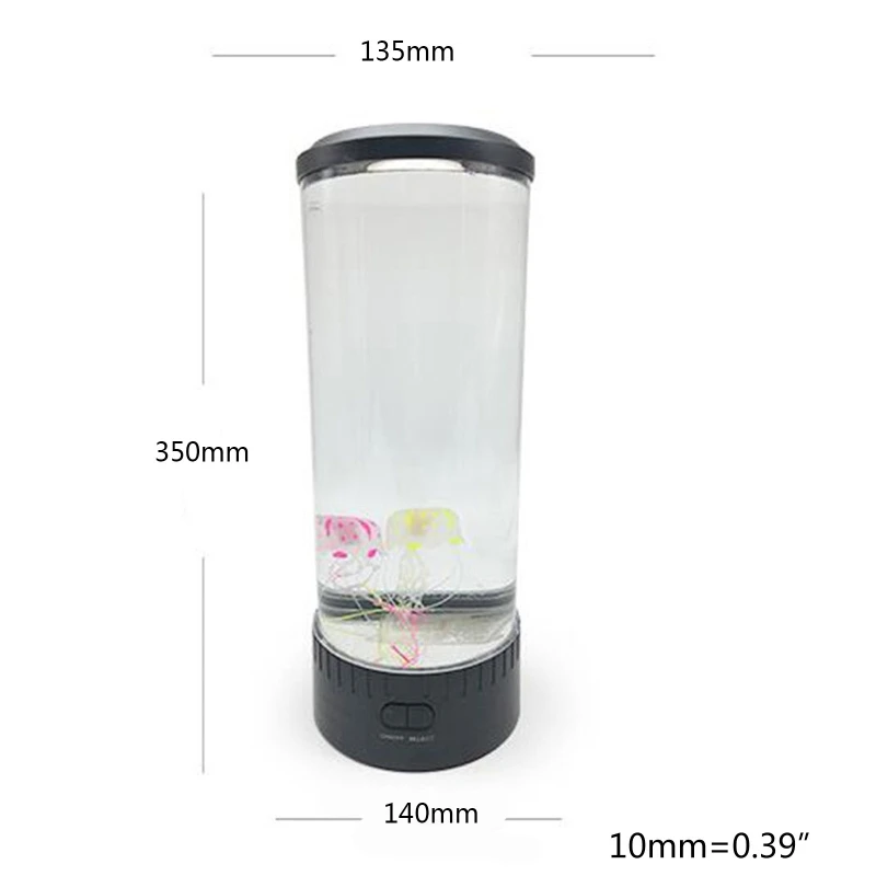 

2021 New Creative LED Color Changing Simulation Jellyfish Light USB Colorful Night Lamp