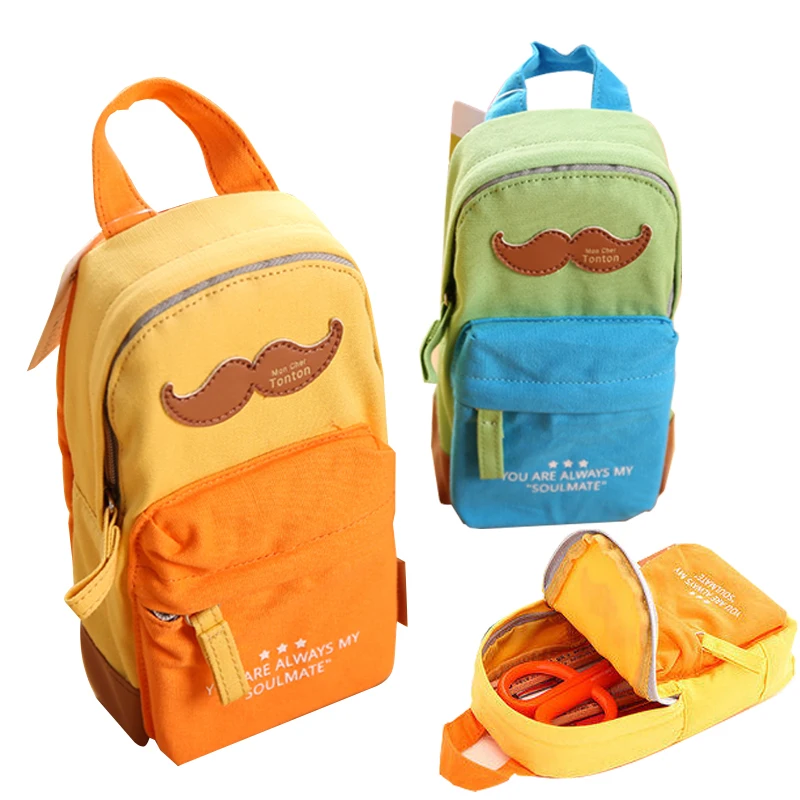 Новый пенал с изображением кактуса двухслойный рисунком бороды Тоторо для школы