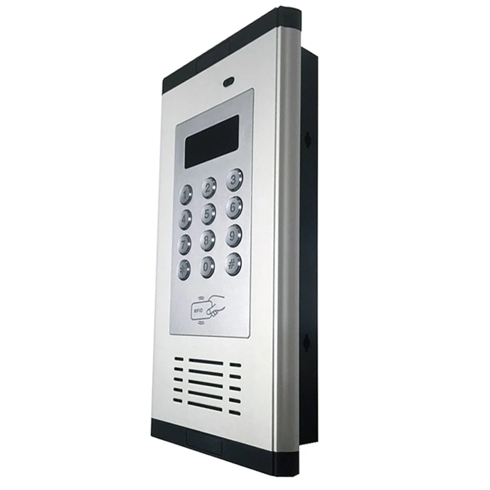 

Multifunction Access Control Alarm System 2G/3G/4G GSM Intercom Supports RFID Card for apartment working for 200 room owners K6