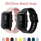 Ремешок для часов Samsung Galaxy watch 4 Active 2, силиконовый спортивный браслет для смарт-часов huawei Watch gt 2 22 мм
