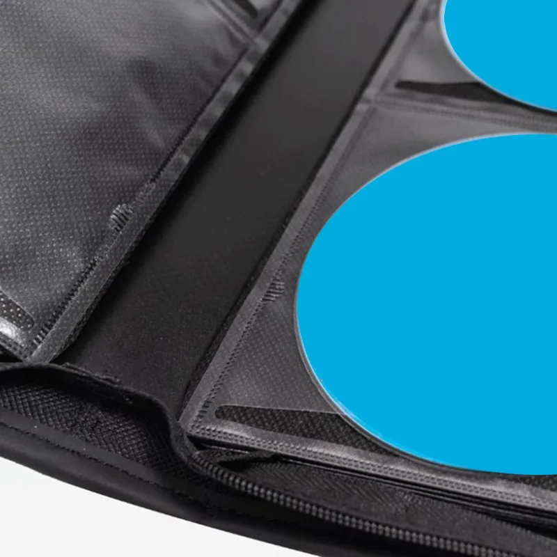 

104 High Capacity CD / DVD Case Hard Plastic CD Pockets Storage Protective DVD Storage CD Bag FP8