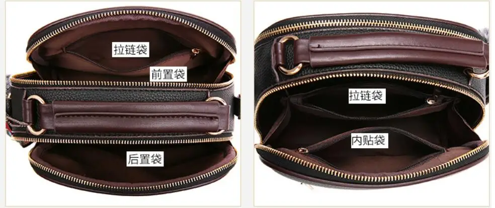 Новая волнистая Женская Корейская версия свежих пакетов модный кросс боди через