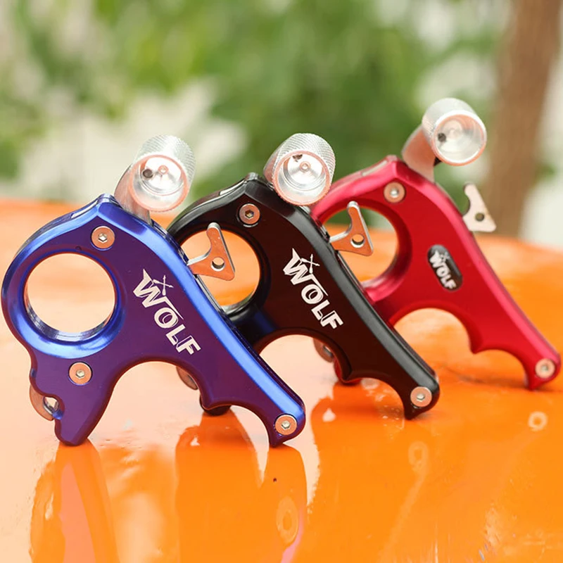 

Archery Release Aids 20x13x3.5cm 3 Finger Grip Thumb Trigger Caliper Compound Bow Handle Outdoor Archery Hunting Accessories