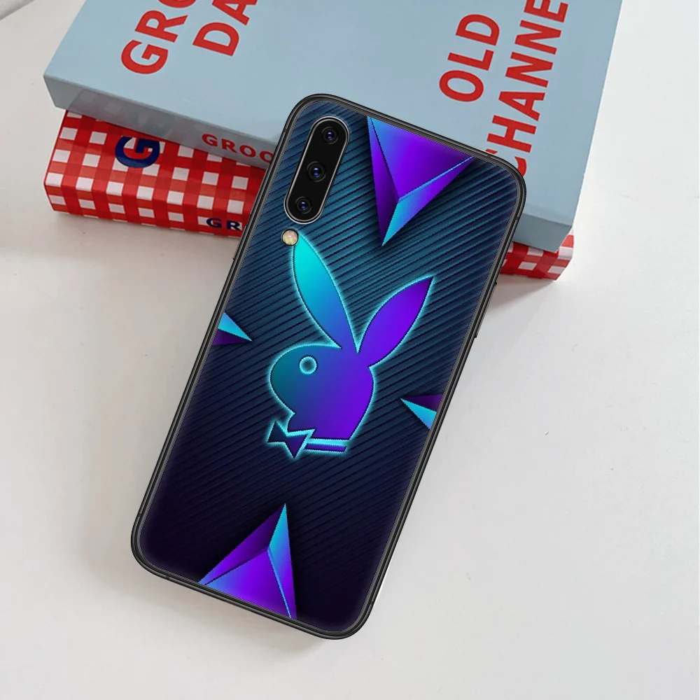 

Playboy Fashion Trend Rabbit Brand Phone Case For Samsung Galaxy Note S 8 9 10 20 Plus E Lite Uitra black Hoesjes Luxury Prime