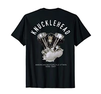 knucklehead motorcycle v twin engine image 1936 dark colors t shirt