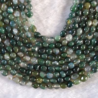 natural irregular green aventurine jades stone beads for jewelry making diy bracelet earrings accessories 15inches