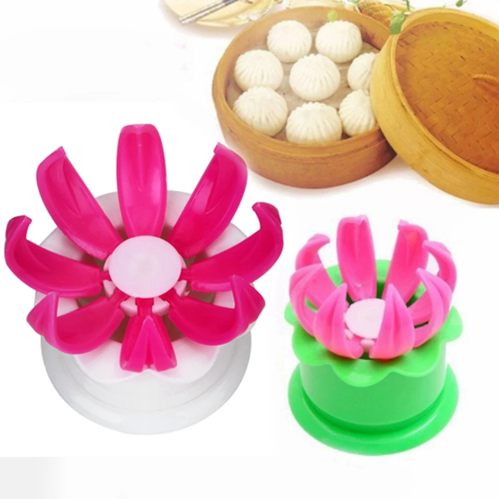 Китайский Baozi плесень на пару чучела булочка делая кондитерский пирог пельменей