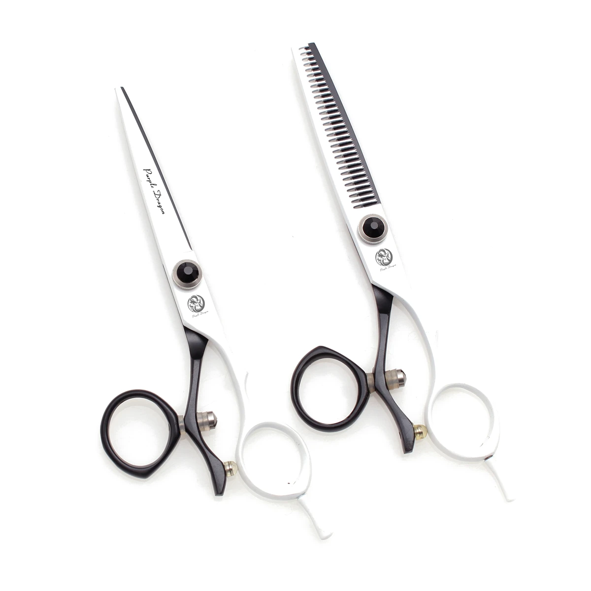 Поворотный ножницы для волос фиолетовый дракон 5 &quotяпонский 440C набор ножниц