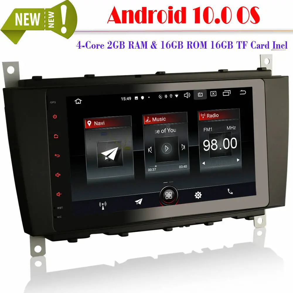 Автомобильный мультимедийный плеер на Android 10 0 с Bluetooth GPS Wi Fi 8 &quotэкраном для Mercedes