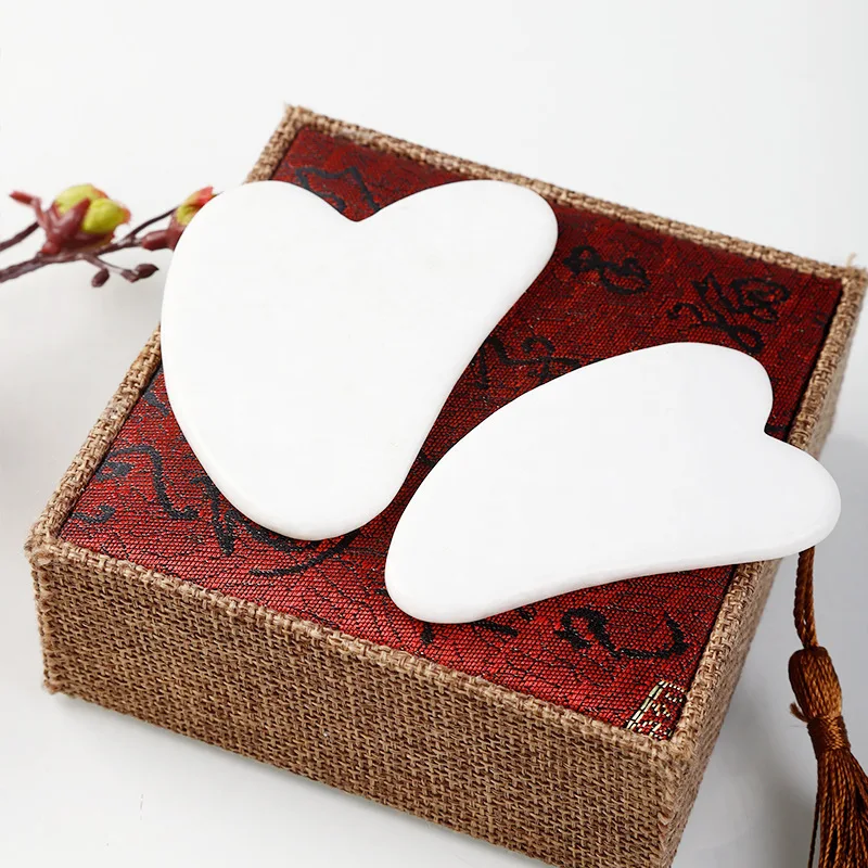 

Jade Guasha Scraping Massage For Face Neck Eye Care SPA Massage Gua sha Stone For Lifting And Firming The Skin