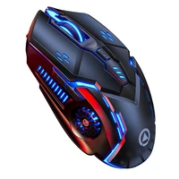 Rechargeable Luminous Silent Gaming Wireless Mouse 2 4G USB Mice for Laptop Desktop Computer Peripheral E-Sports Gamer
